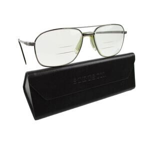 Vintage Stetson 58 Gunmetal Men's Aviator Eyeglass Frames